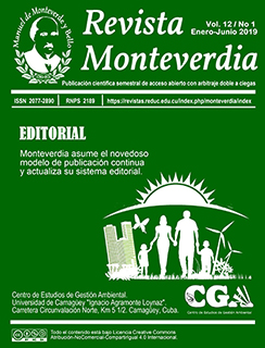Monteverdia, Vol 12, No 1, 2019